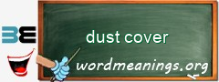 WordMeaning blackboard for dust cover